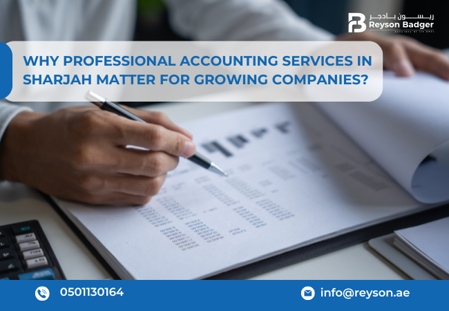 Why Professional Accounting Services in Sharjah Matter for Growing Companies